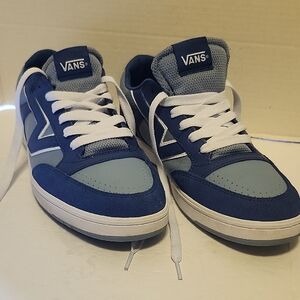 Vans Men's Two-Tone Blue Low-Top Skate Sneakers Sz 11.5